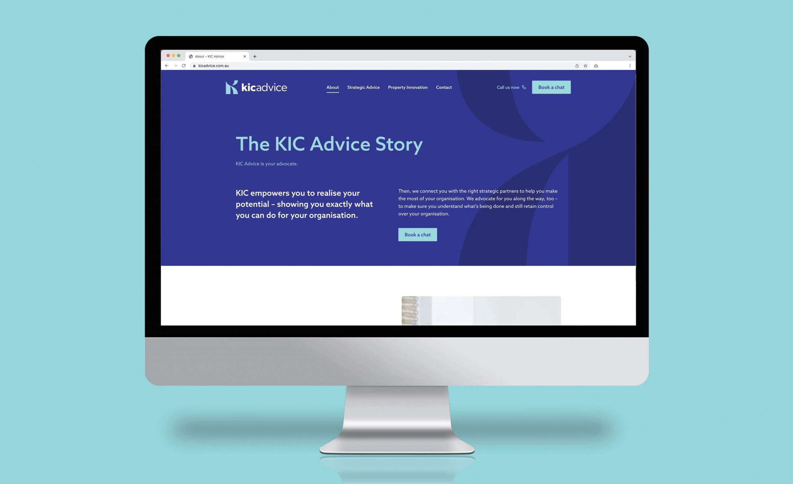 KIC Advice website